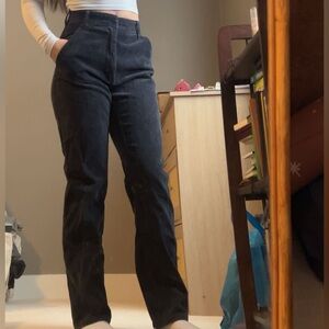navy blue brandy melville corduroy pants